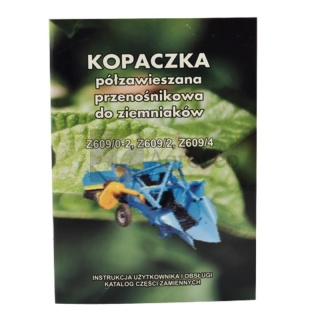 Katalog kopaczka do ziemniaków Z-609/4 627KOPZ609 Kopaczka Z-609/4