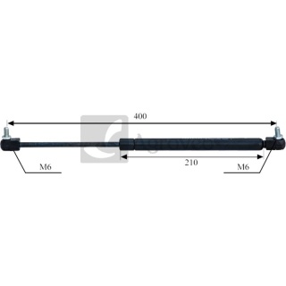 Sprężyna gazowa drzwi i szyby tylnej 65712190101 12190101, 899884