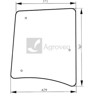 Szyba boczna 65753369004 53369004