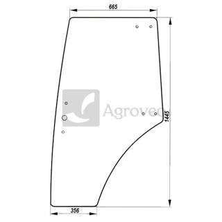 Szyba drzwi 65753369088 53369088