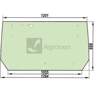 Szyba tylna 65753369201 53369201