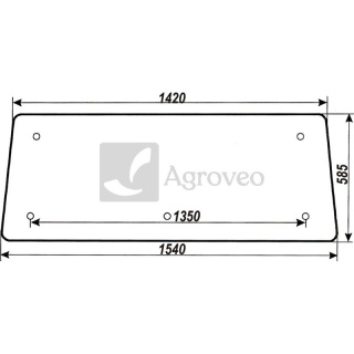 Szyba tylna 65759117988 5911 7988