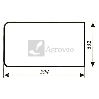 Szyba tylna 65769117956 6911 7956