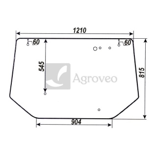 Szyba tylna górna 65710368441 10368441