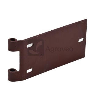 Zawias dolny maski prosty metalowy 132x58mm Ursus C360 C355 C355M 65650653021 50.65.302.1, 65650653021