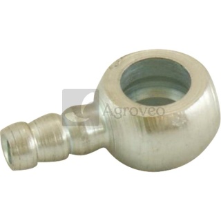 Końcówka przewodu paliwa 14 mm na wąż 8 mm Ursus C-355 C-360 C-330 65650004303 50.00.430.3 / 50004303