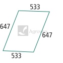 Szyba drzwi górna 65680368023 80368023 Szyba drzwi górna 65680368023 80368023