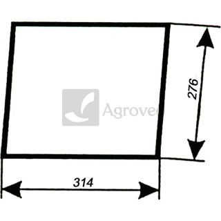 Szyba przednia 65680368135 80368135