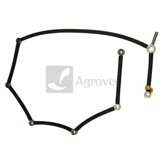 Przewód zlewny gumowy kompletny silnik 6-cylindrowy Ursus C385 65689009520 89009520