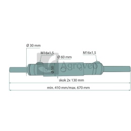 Siłownik hydrauliczny 65689276909 89.276.909
