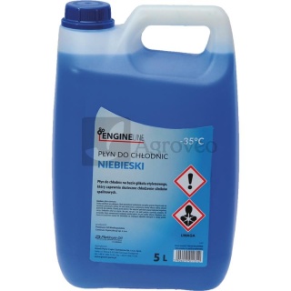 Płyn do chłodnic niebieski -35 stopni butelka 00002 opakowanie 5 litrów