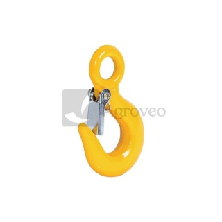 Hak oczkowy z zabezpieczeniem udźwig 1500kg HCLA015