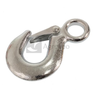 Hak stalowy z oczkiem do lin i osprzętu wyciagarek DIN 689 udźwig 500kg