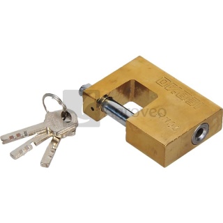 Kłódka trzpieniowa mosiężna 627127212 Z7212