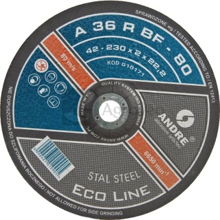 Tarcza do cięcia stali inox 62740230222 402 30 222