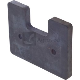 Łopatka gumowa podajnika 6875040170271 5040/17-027/1