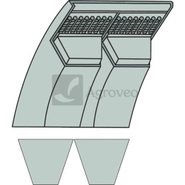 Pasek klinowy 6872BBP5250 2HB 5250 BP