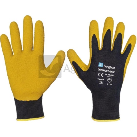 Rękawice z włókna bambusowego COMFORT GRIP 648CG-07