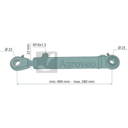 Siłownik hydrauliczny 656CJ24022190 CJ2F*40/22*190