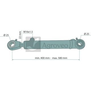 Siłownik hydrauliczny 656CJ24022190 CJ2F*40/22*190