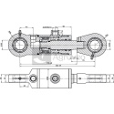 Siłownik hydrauliczny 687CJ25028200 CJ2F-16-50/28/200-00 ucho Ø 30 mm / 5058/99-661/0, CJ2F.50/28/200 UCHO FI 30 Siłownik hydrauliczny 687CJ25028200 CJ2F-16-50/28/200-00 ucho Ø 30 mm / 5058/99-661/0, CJ2F.50/28/200 UCHO FI 30