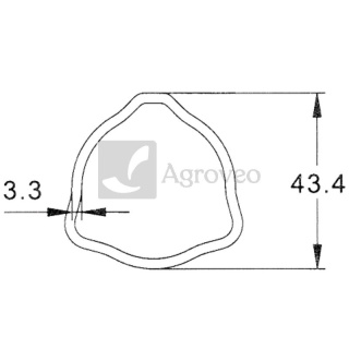 Łącznik wałka odbioru mocy 6797027001160