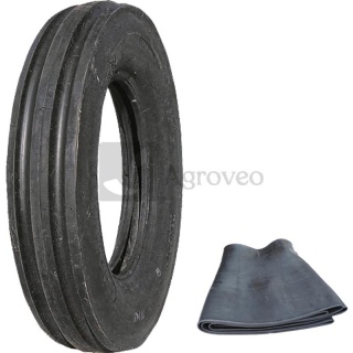 Opona 600x16 mm 6PR z dętką płaski bieżnik Ursus C-330 C-360 OP600X16K