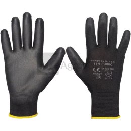 Rękawice poliestrowe 64811NPU08C-08 11N-PU08 C