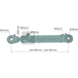Siłownik hydrauliczny 6797274035030 CJ*2F63/36*320Z
