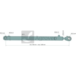 Siłownik hydrauliczny 6797274080450 CJ2F*63/36*500 Z