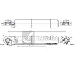 Siłownik hydrauliczny 679CN2F1650630 SMN50/630
