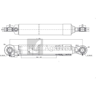 Siłownik hydrauliczny 679CN2F1650630 SMN50/630