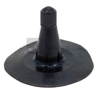 Zawór wentyl powietrzny gumowy prosty kół dętkowych fi 16 mm TR-15 V20202