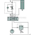 Zawór dławiąco-zwrotny VRFU 90° 66785036002 85036002 Zawór dławiąco-zwrotny VRFU 90° 66785036002 85036002
