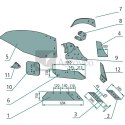 Lemiesz z dłutem 6911068522000 1068/52-200/0, 1150/52-200/0