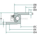 Obrotnica 699OUP110 OUP-110 / OB1 N110 / U01 P110 Obrotnica 699OUP110 OUP-110 / OB1 N110 / U01 P110