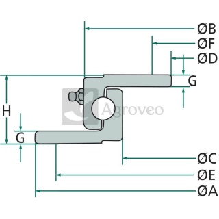 Obrotnica 699OUP110 OUP-110 / OB1 N110 / U01 P110