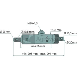 Siłownik hydrauliczny 691SMN12086 SMN.1.20*86