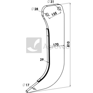 Ząb głębosza GK 068 6911435381000 1435/38-100/0