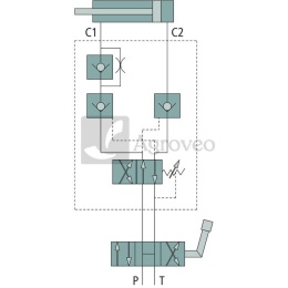 Zawór do pługów obracalnych VRAP-60/80 667VRAP6080 87002300