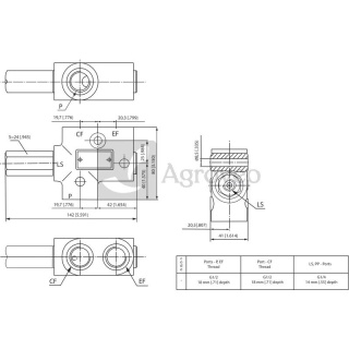 Zawór priorytetowy 667PRT807 PRT 807