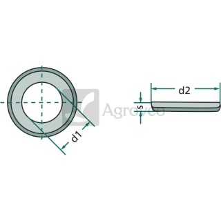Podkładka 487125 10 V