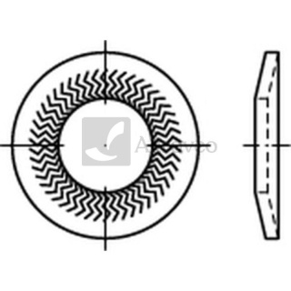 Podkładka blokująca 48788124 12X27X1