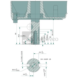 Silnik LC1P70F-3 11128957 LC1P70F-3 - F SHAFT