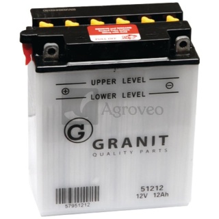 Akumulator 12 V / 12 Ah 57951212 12N12-4A1, 550561, YB12A-B