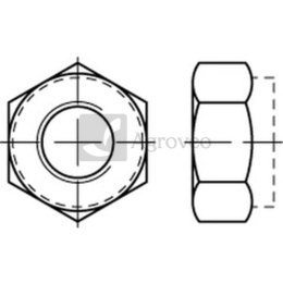 Nakrętka skrzydełkowa M16x1,5 DIN 985 485985 M16X1.5 V