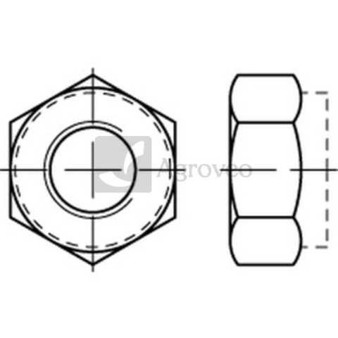 Nakrętka skrzydełkowa M16x1,5 DIN 985 485985 M16X1.5 V Nakrętka skrzydełkowa M16x1,5 DIN 985 485985 M16X1.5 V