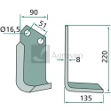 Nóż kątowy 180HOW-33R 9911 Nóż kątowy 180HOW-33R 9911