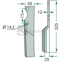 Nóż rotacyjny 180HOW-53L 181743