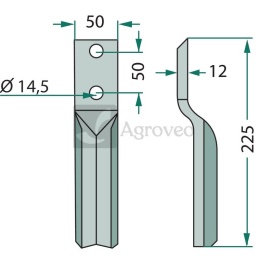 Nóż rotacyjny 180KRO-06